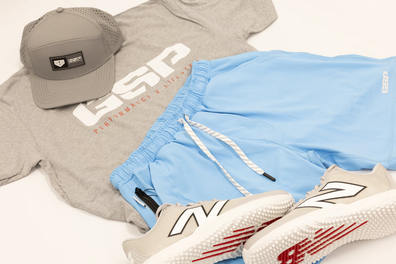 GSP Tech Shorts - Powder Blue