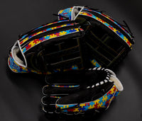 GS Sports Signature Series Laced H Web Ball Glove - Autism Snakeskin with Black Leather