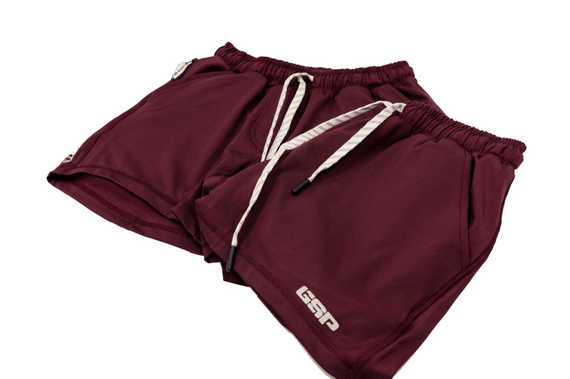 GSP Tech Women’s Shorts - Wine
