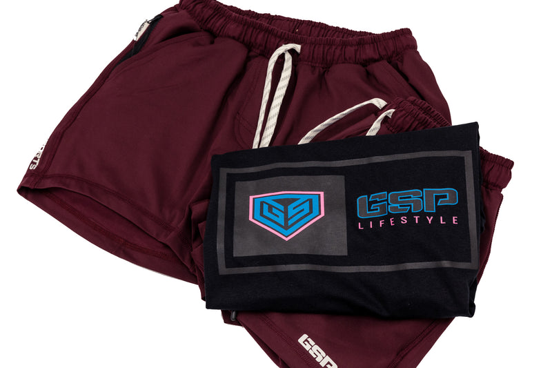 GSP Tech Women’s Shorts - Wine