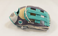 GS Sports Pro Series H Web Ball Glove - Mint Blonde Grey