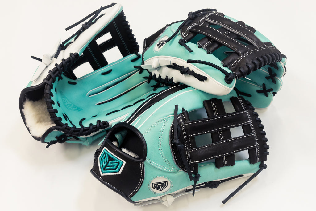 GS Sports Pro Series H Web Ball Glove - Mint Black