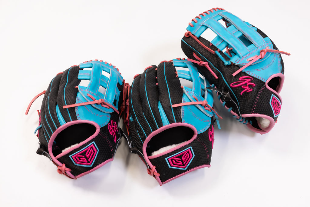 GS Sports Pro Series H Web Ball Glove - South Beach