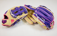 GS Sports Signature Series H Web Ball Glove - Purple Blonde