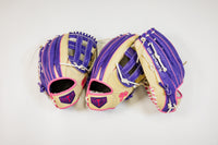 GS Sports Signature Series H Web Ball Glove - Purple Blonde