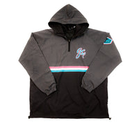 GS Sports LS 1/4 Zip BP Jacket - Black / Charcoal South Beach