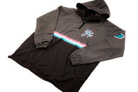 GS Sports LS 1/4 Zip BP Jacket - Black / Charcoal South Beach