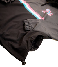 GS Sports LS 1/4 Zip BP Jacket - Black / Charcoal South Beach