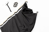GS Sports SS 1/4 Zip BP Jacket - White / Black