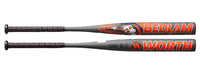 2024 Worth Bedlam Phil Matte 1-Piece XL USSSA Slowpitch Softball Bat WSU4PMB1L