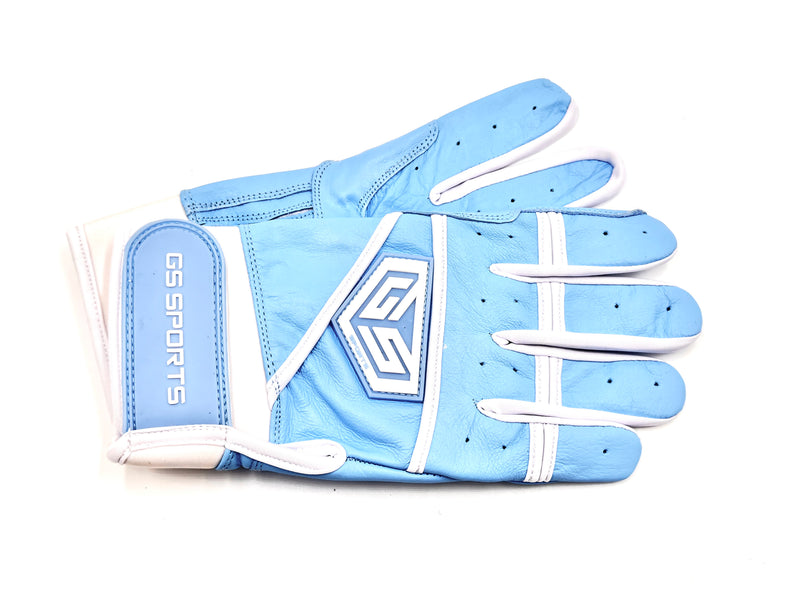 GS Sports Apex V2 Premium Leather Batting Glove - Powder Blue