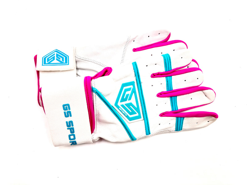 GS Sports Apex V2 Premium Leather Batting Glove - Sunrise Tropics