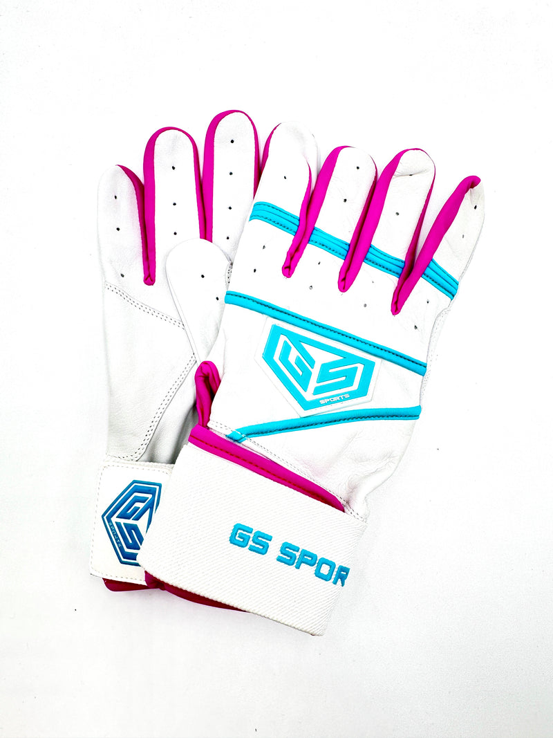 GS Sports Apex V2 Premium Leather Batting Glove - Sunrise Tropics