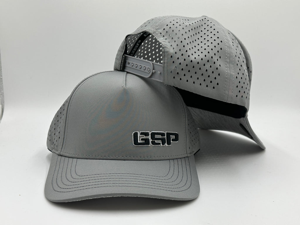 GSP Icon Modern Snapback Hat - Grey - Offcenter logo
