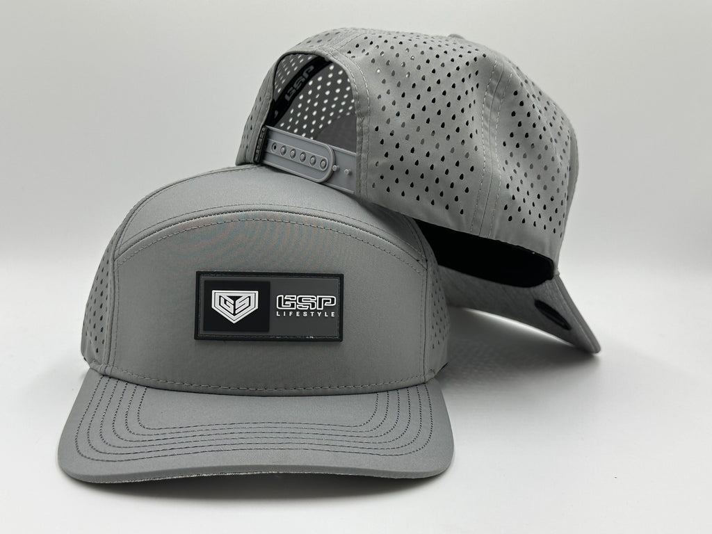 GSP Icon Flatbill Snapback Hat - Grey Batters Box