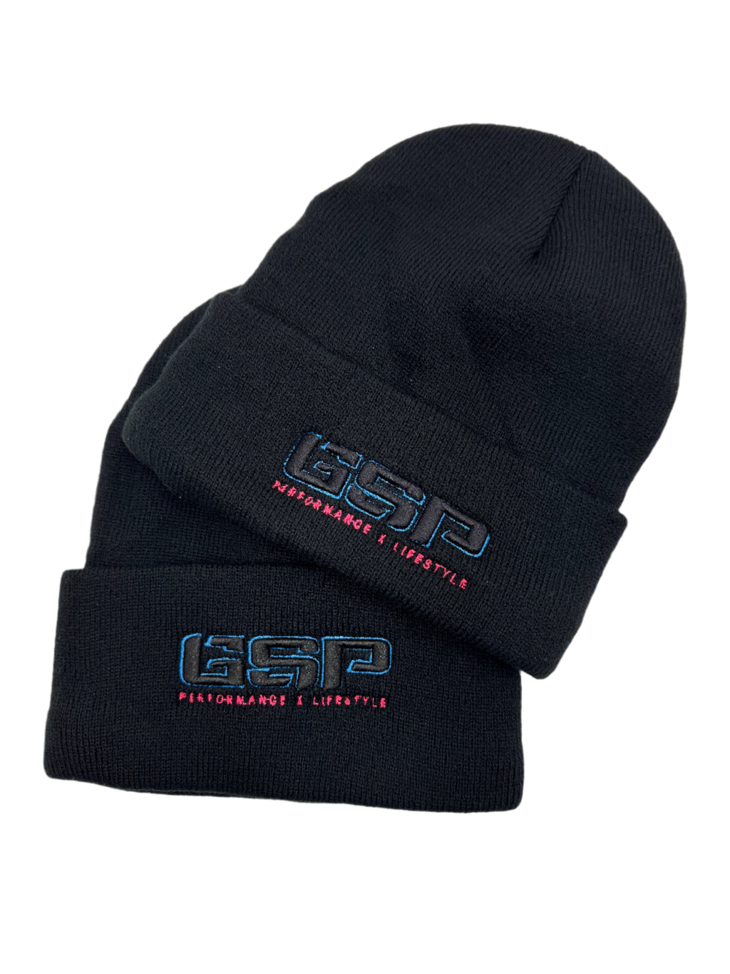 GSP PXL Lined Beanie - Black with South Beach
