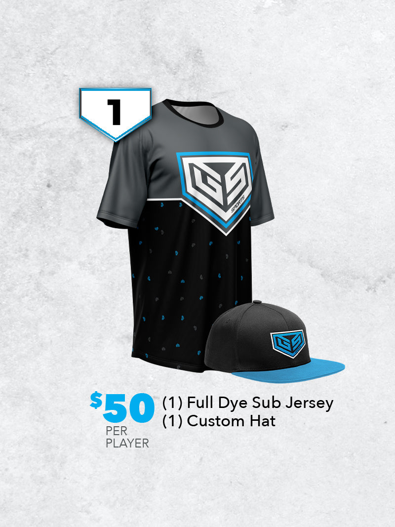 Custom Team Uniform Package 1 - $50 per player