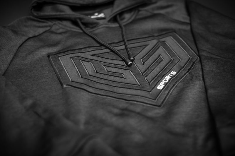 GS Sports Pro Series Tackle Twill Fleece Hoodie - Blackout