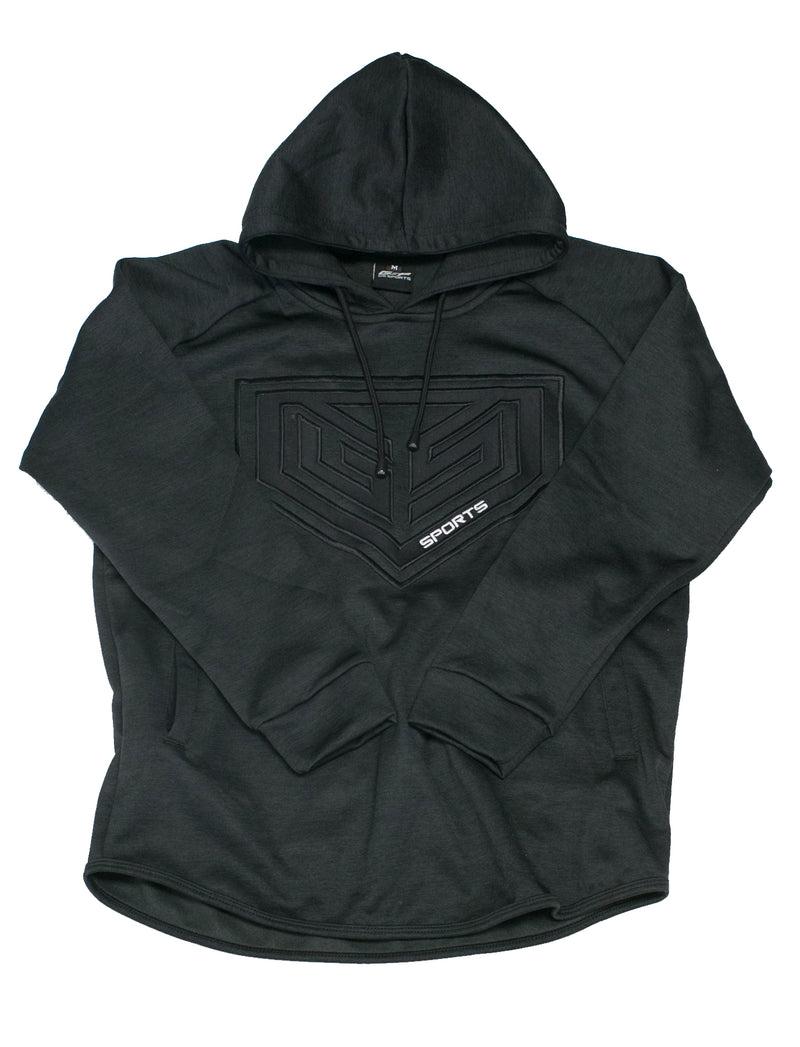GS Sports Pro Series Tackle Twill Fleece Hoodie - Blackout