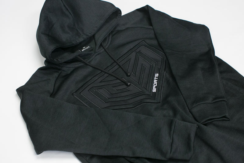 GS Sports Pro Series Tackle Twill Fleece Hoodie - Blackout