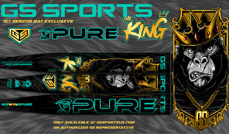 2025 GS Sports THE KING 1-Piece Slowpitch Senior Softball Bat (Limited Edition)