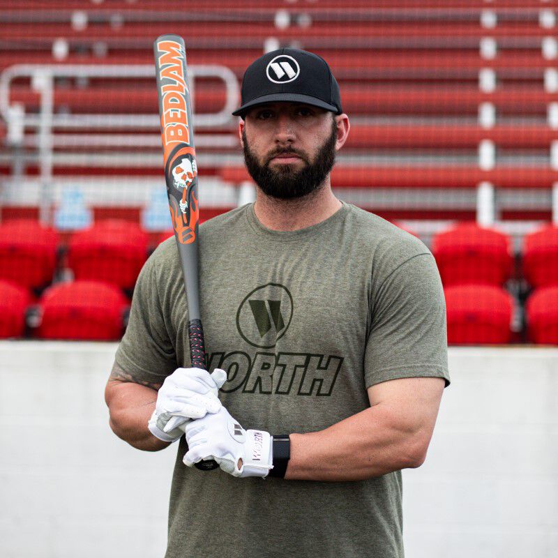 2024 Worth Bedlam Phil Matte 1-Piece XL USSSA Slowpitch Softball Bat WSU4PMB1L