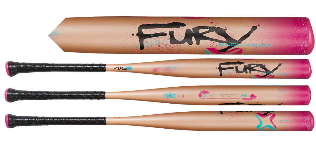 2025 AXE Fury 1PC Endloaded USSSA Slowpitch Softball Bat L209P-E-FLR
