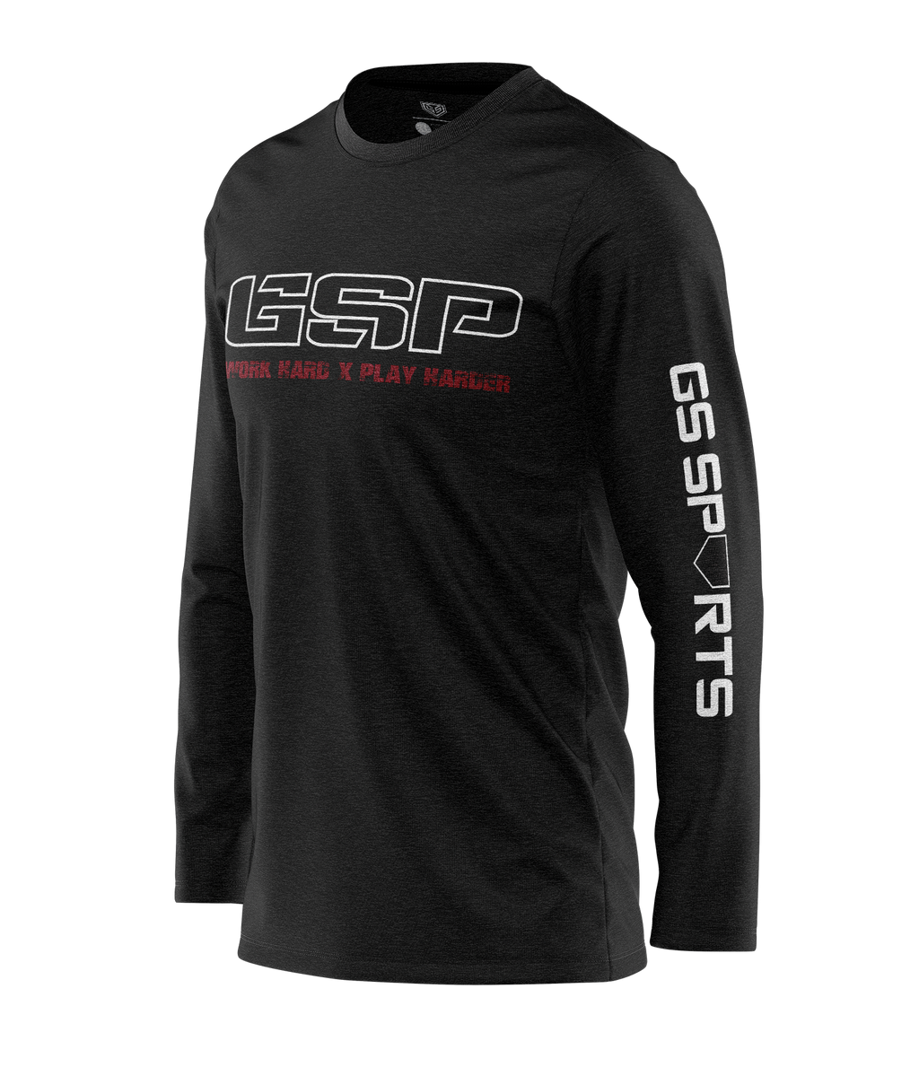 GSP Work Hard Play Harder Long Sleeve Tee - GSP