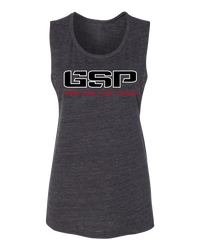 GSP Work Hard Play Harder Womens Muscle Tank - GSP