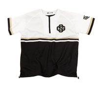 GS Sports SS 1/4 Zip BP Jacket - White / Black