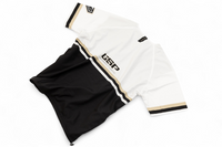 GS Sports SS 1/4 Zip BP Jacket - White / Black