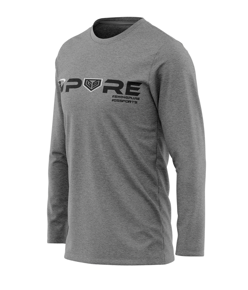 Pure GS Sports #hashtag Long Sleeve Tee