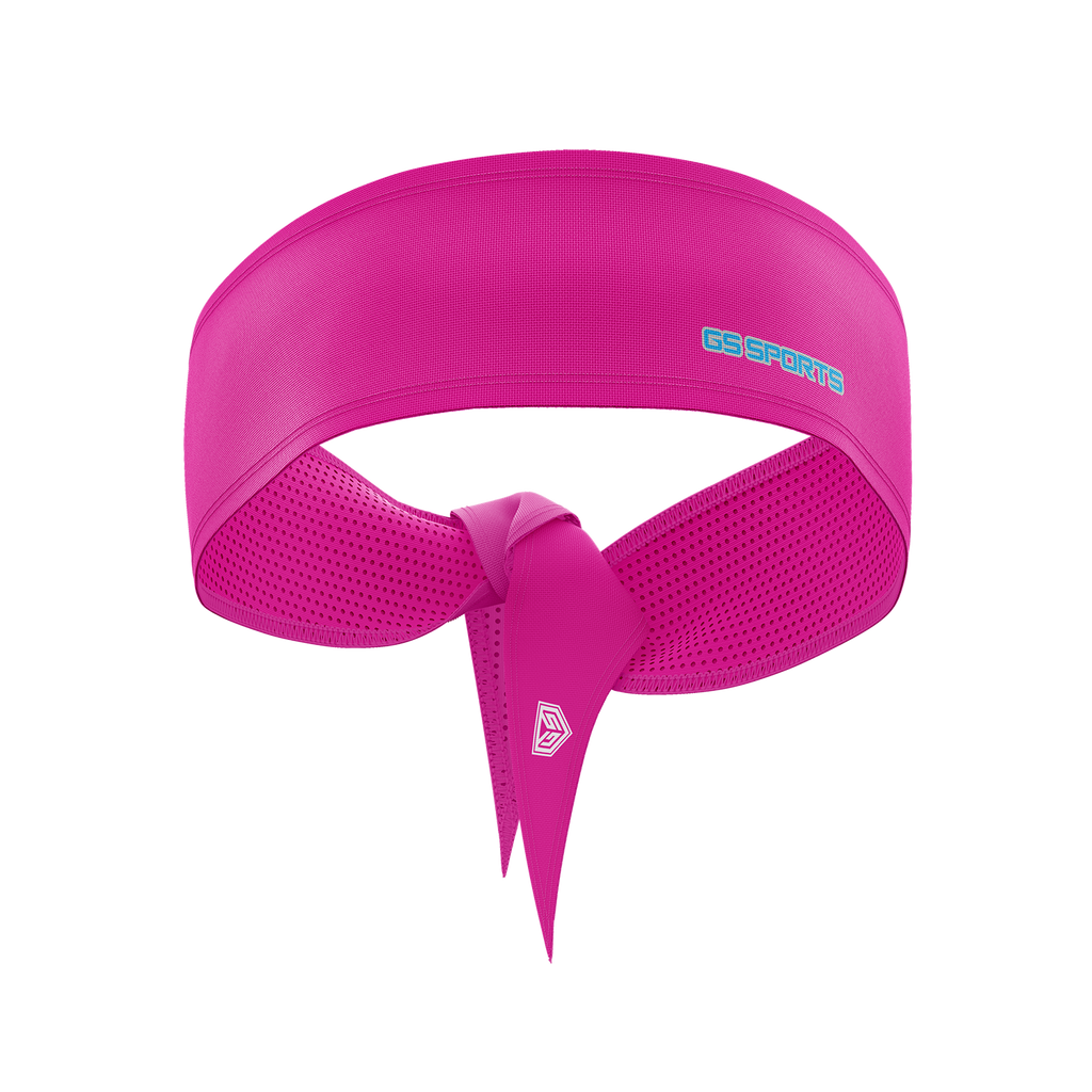 GS Sports Tied Headband - Pink